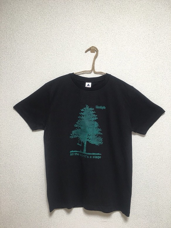 【Big tree】Rocky's オリジナルTシャツ ブラック 1枚目の画像