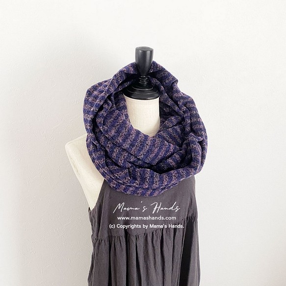 ★數量有限★ 時尚紫色羊毛邊優質卷圍巾♪ 第1張的照片