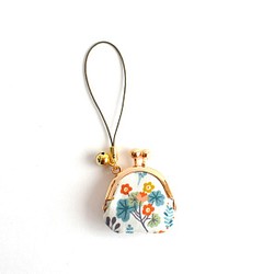Tiny kiss lock purse with strap - "Boranical Flower" G[631] 第1張的照片