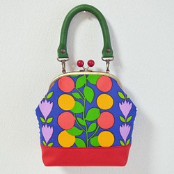 2 WAY frame bag - Scandi colorful fabric [302] 第1張的照片