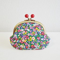 Frame purse|Liberty|multi floral|cotton|[306] |（F610） 第1張的照片