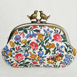 Liberty floral frame coin purse with birds - Mamie[496] 第1張的照片