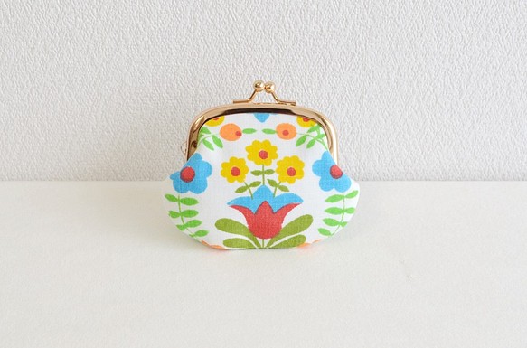 Vintage floral tiny coin purse [260] 第1張的照片