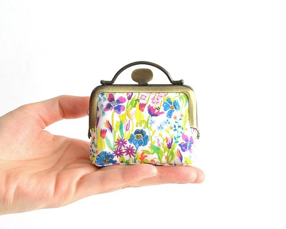 Unique frame pouch(S) - Liberty "Summer Posy" [620] 第1張的照片
