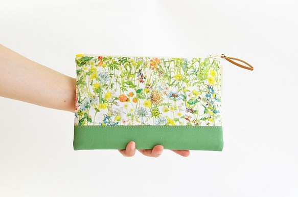 Liberty floral zipper pouch with cotton - Wild Flowers [024] 第1張的照片
