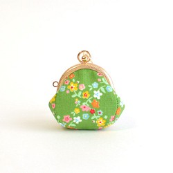 {花卉口金包} Mini coin purse - Green Garden Floral [081] 第1張的照片