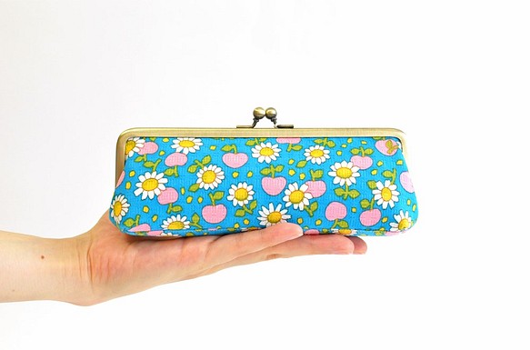 {花卉口金包} Floral pen case - Vintage Daisy & Apples [026] 第1張的照片