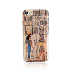 iPhone 6 / 6s / 7/8埃及壁畫漆清晰柔軟的錶殼 第1張的照片