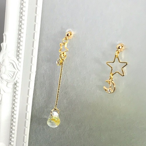 félicité II』(stickpearlタイプ) ピアス イヤリング ピアス（スタッド