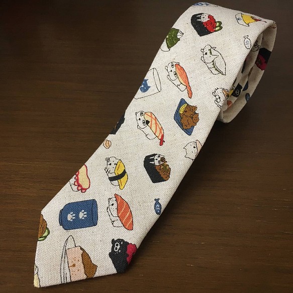 お寿司ネコのネクタイ 1枚目の画像