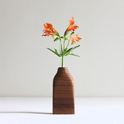 木の花瓶【チーク】 1枚目の画像