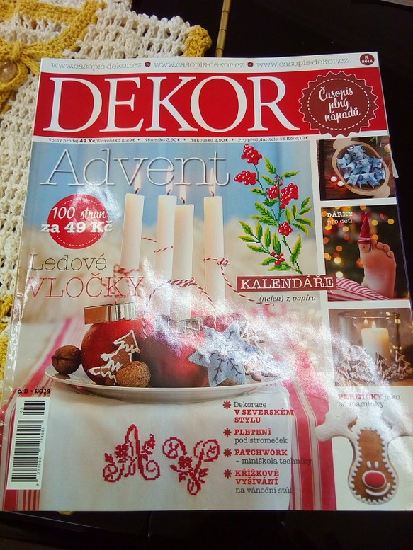 チェコの楽しい手づくり雑誌　2014　アドヴェント号 1枚目の画像