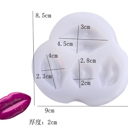 シリコン型 リップ 唇 シリコンモールド 樹脂・レジン gaga6122 通販