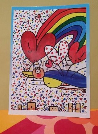 虹のかけはし鳥さん (好きな絵の5枚セット)　 no.22 1枚目の画像