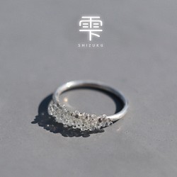 雫の指輪（小粒）#シルバー 1枚目の画像