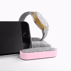 配件盒和手錶，智能手機支架智能支架CORO-FLAT [粉紅色] 第1張的照片