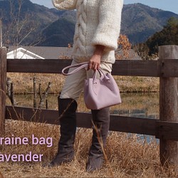 【パターンオーダー♥️】ちょこっとお出掛けミニバッグ『Moraine lavenderモーレーン ラベンダー』 1枚目の画像