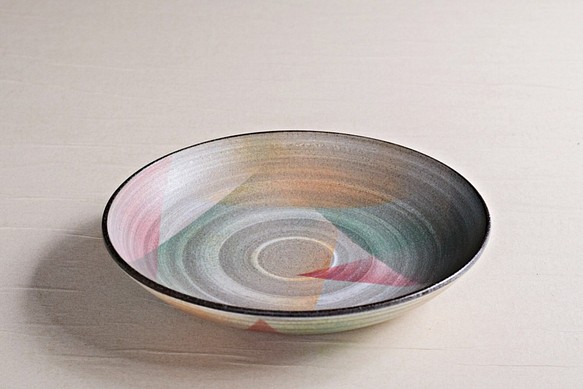 色遊びの皿(Pw-033) 1枚目の画像