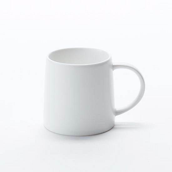 マットホワイト シンプルなマグカップ ｜GENERAL SUPPLY 1枚目の画像