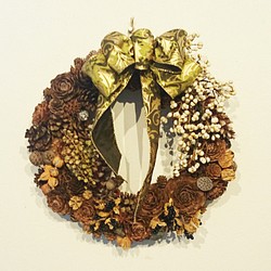 注文制作：森からの贈り物　３５㎝（2020 Year Wreath) 1枚目の画像