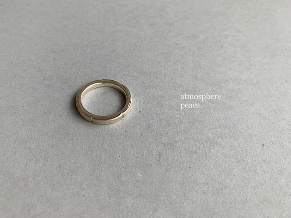 ※Y様専用ページ【K10】quilt : Ring（幅2.3mm\厚さ1.8mm） 1枚目の画像