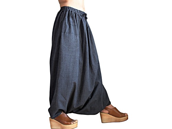 Jomton 手工編織棉布袋形裙式褲 (PFS-063-01) 第1張的照片
