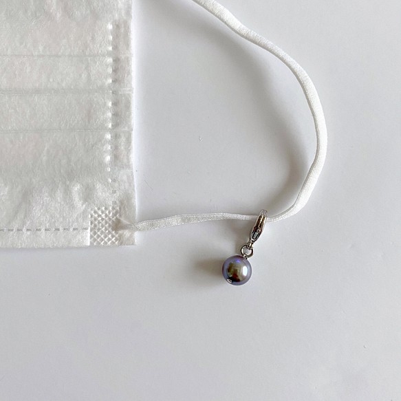 淡水真珠：pearl mask charm 1枚目の画像