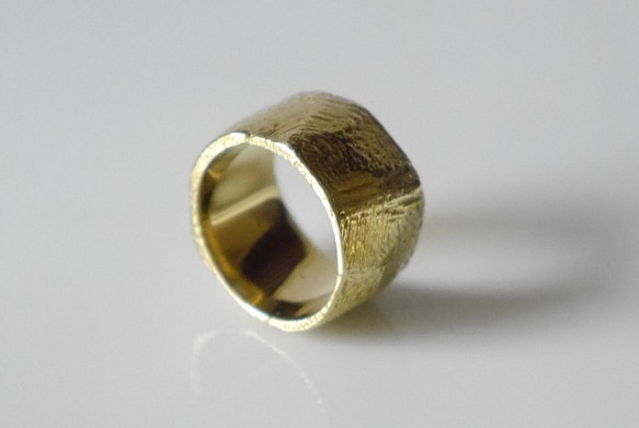 simple wide pinky ring（brass）☆シンプル☆幅広☆ピンキー☆真鍮