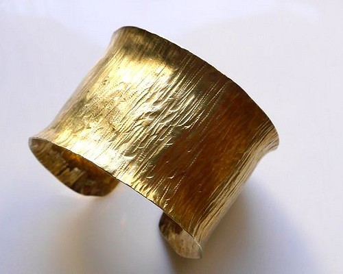 Simple brass bangle（幅40ｍｍ）☆幅広☆ワイド☆シンプル☆真鍮