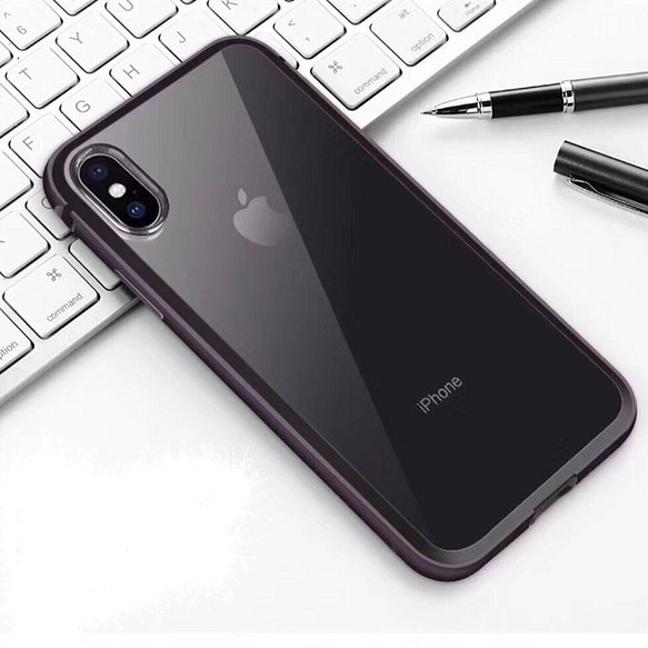 iPhoneX 専用ケース 3色あり 色選択 アルミ合金 シリコン 二重保護 1枚目の画像