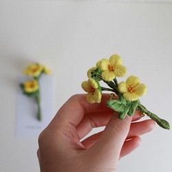 【ブローチ】Nanohana～菜の花～ 1枚目の画像