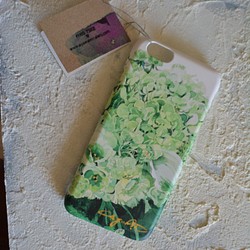 セール！Green bouquet ツヤなしマットコート　即表面スマホケースiphone6専用 1枚目の画像