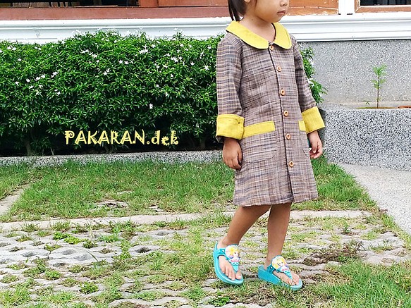 シャツワンピース ３歳 ４歳キッズ女の子用 草木染コットン チェック 子供服 Pakaran 通販 Creema クリーマ ハンドメイド 手作り クラフト作品の販売サイト