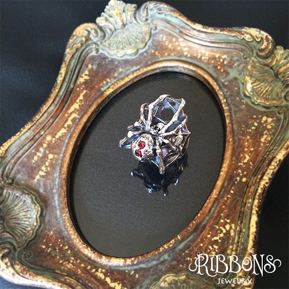 受注製作】Black Widow Spider Ring【蜘蛛/Silver925/ゴシック】 www