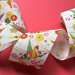 Kimono Ribbon 【Orizuru/length:1m/width:40mm】 第1張的照片