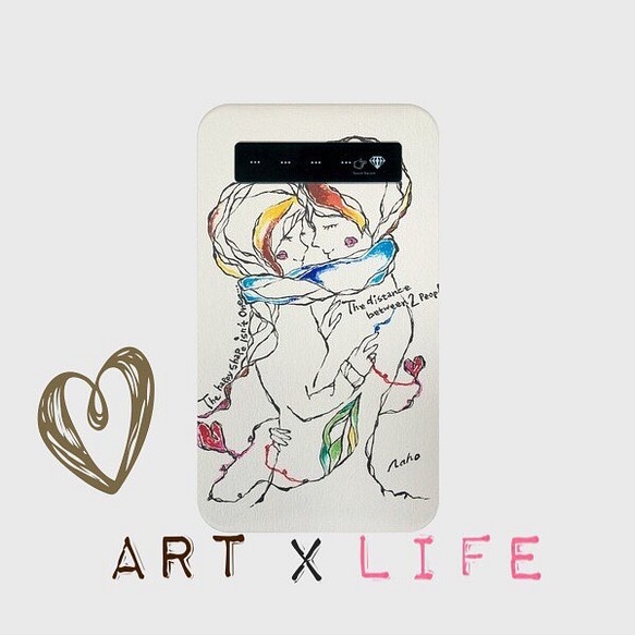 アートな暮らし☆モバイルバッテリー『送料無料』 1枚目の画像
