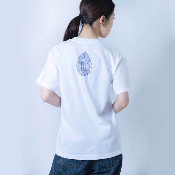 灯台　フレネルレンズ　Tシャツ　　白　レディースSサイズ〜メンズLサイズまで 1枚目の画像