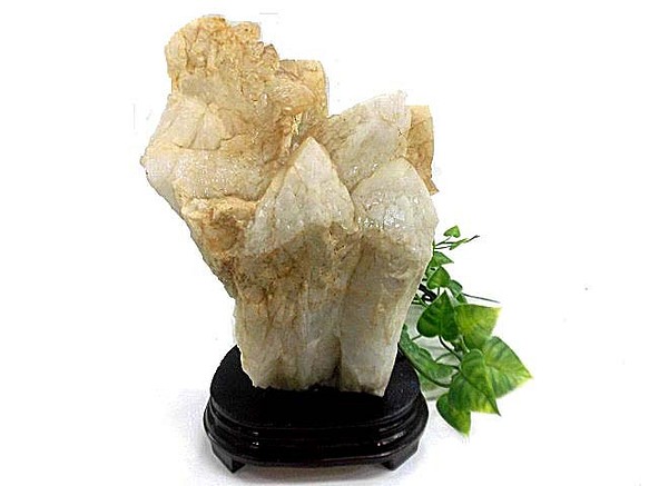 天然石 マダガスカル産 カテドラル水晶原石 台座付 　　200720597 1枚目の画像