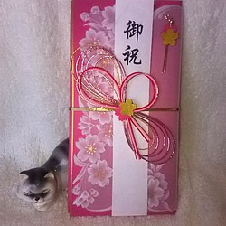 桜の祝儀袋 1枚目の画像
