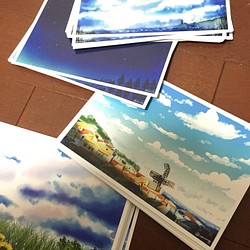 オリジナル風景画ポストカード４枚セット 1枚目の画像