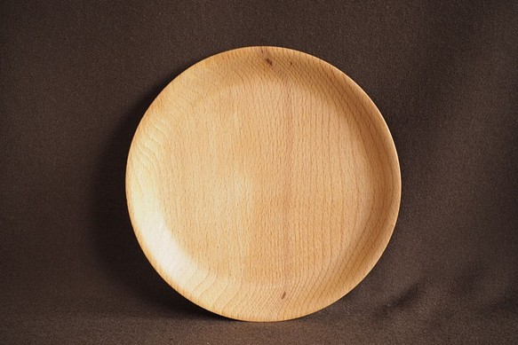 木製中皿（ブナ）no.1　オイル仕上げ 1枚目の画像