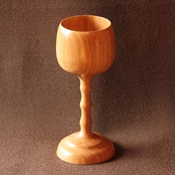 木製ワイングラス（サクラ）no.1 1枚目の画像