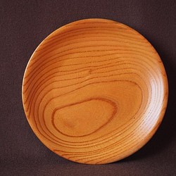 木製小皿（ケヤキ）no.24 1枚目の画像