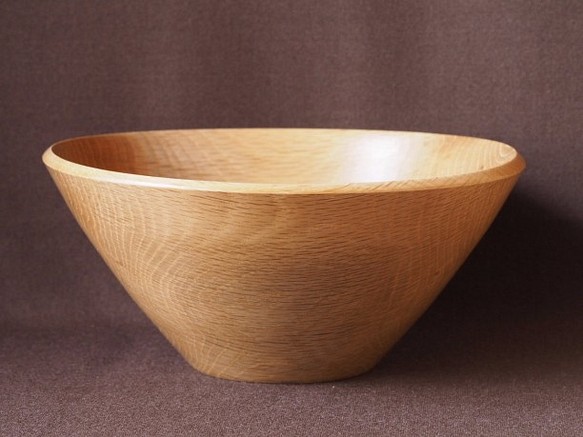 木製サラダボール（ナラ）no.2 1枚目の画像