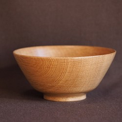 木製 ご飯茶碗（楢）no.８ 1枚目の画像