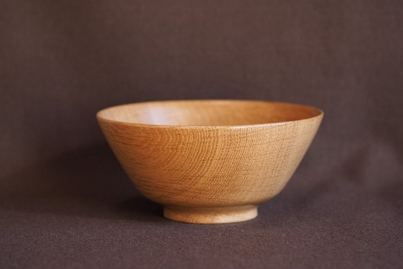 木製 ご飯茶碗（楢）no.８ 1枚目の画像