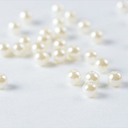 プラスチック 樹脂パール　8mm 真珠ホワイト　50個　ap002808 1枚目の画像