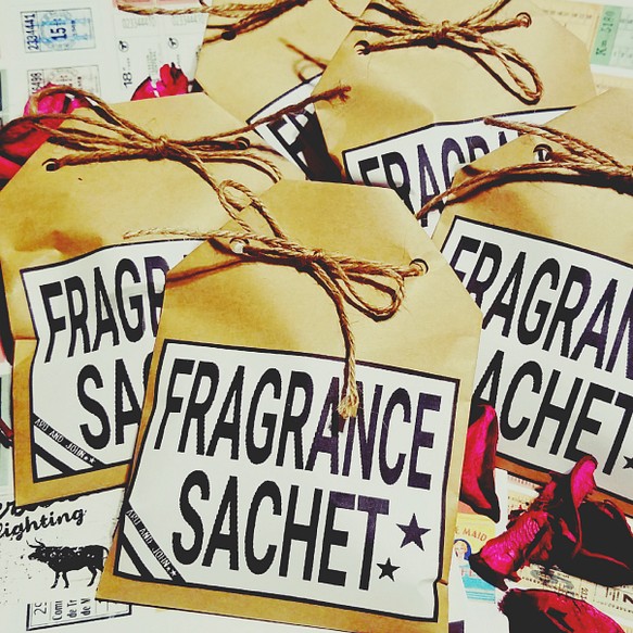 FRAGRANCE SACHET フレグランス サシェ 香り袋【ROSE・ローズ】 1枚目の画像