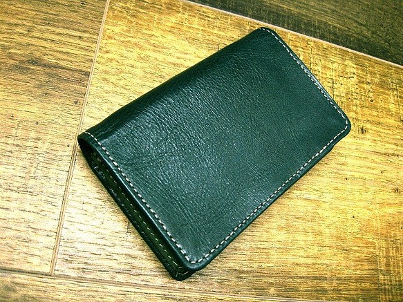 Real Goat leather card case/Kip leather 第1張的照片