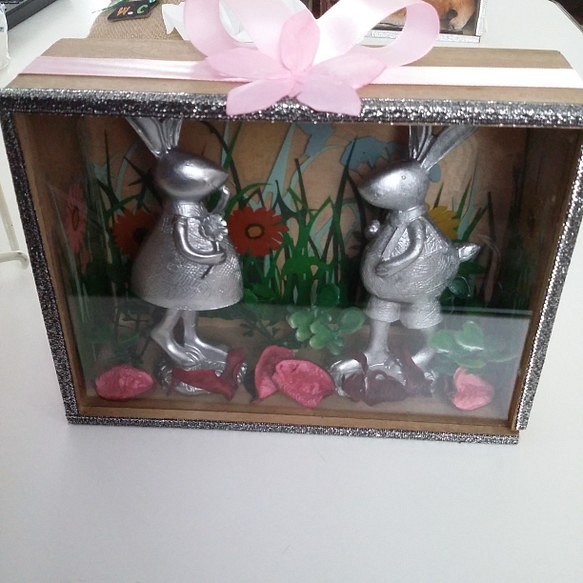ウサギのお部屋飾り 1枚目の画像